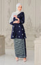 Anggun Kebaya | Blue Black Silver