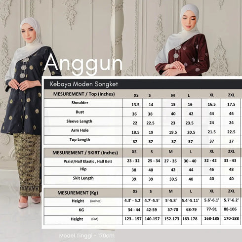 DEFECT-Anggun Kebaya | White Silver