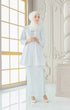 Anggun Kebaya | White Silver - With Lining