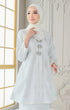 Anggun Kebaya | White Silver - With Lining