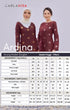 ARDINA KURUNG MODEN | BLACK SILVER