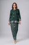 ARYANA KURUNG KEDAH | DARK EMERALD GREEN SILVER