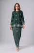 ARYANA KURUNG KEDAH | DARK EMERALD GREEN SILVER