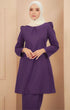 Dahlia Kurung Riau Plain | Dark Purple