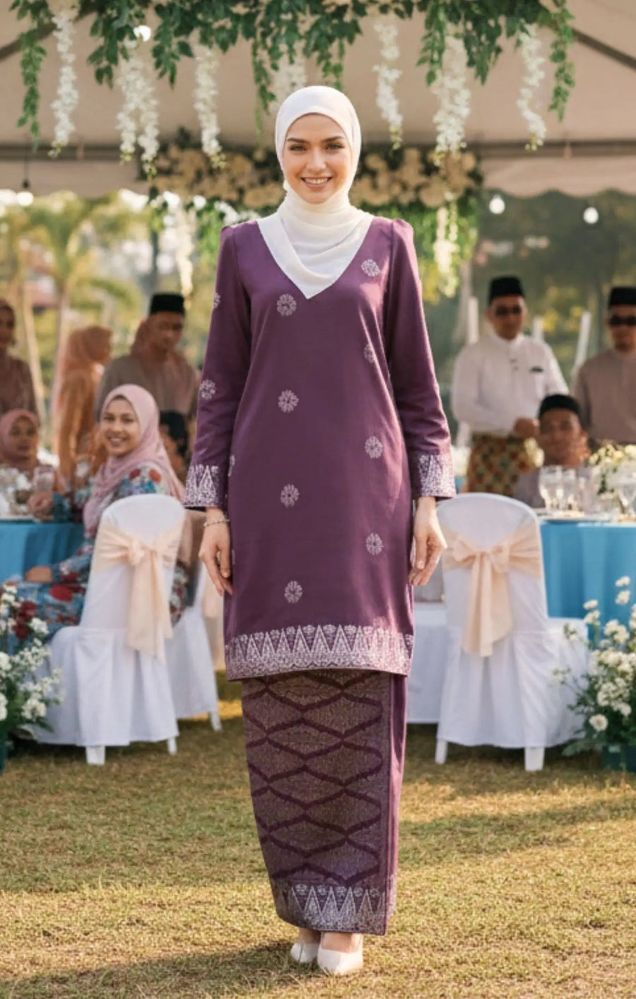 baju kurrung modem-sulam