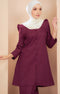 baju kurung magenta