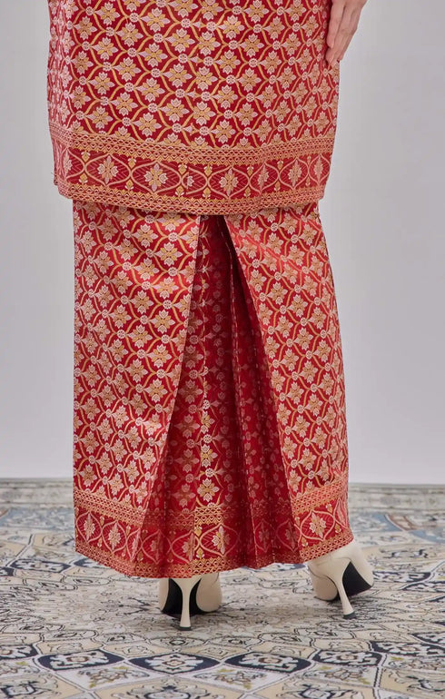 EMMA KURUNG MODEN | RED CHILI GOLD