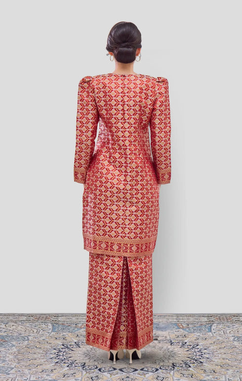 EMMA KURUNG MODEN | RED CHILI GOLD