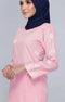 RIZA 2.0 KURUNG MODEN | BABY PINK SILVER