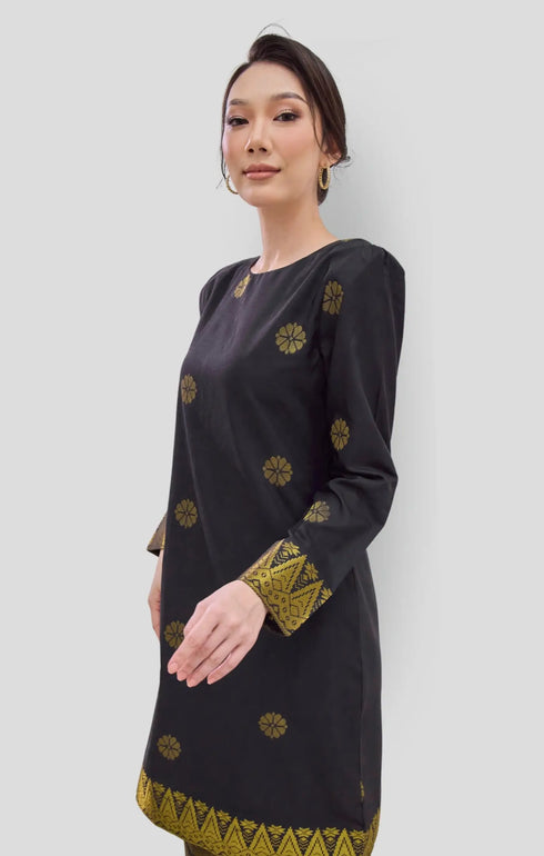RIZA 2.0 KURUNG MODEN | BLACK GOLD