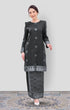 RIZA 2.0 KURUNG MODEN | BLACK SILVER