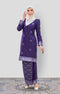 RIZA 2.0 KURUNG MODEN | DARK PURPLE SILVER