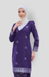 RIZA 2.0 KURUNG MODEN | DARK PURPLE SILVER