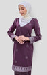 RIZA 2.0 KURUNG MODEN | MAGENTA SILVER