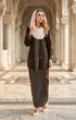 SEROJA KEBAYA | DARK RICH BROWN SILVER