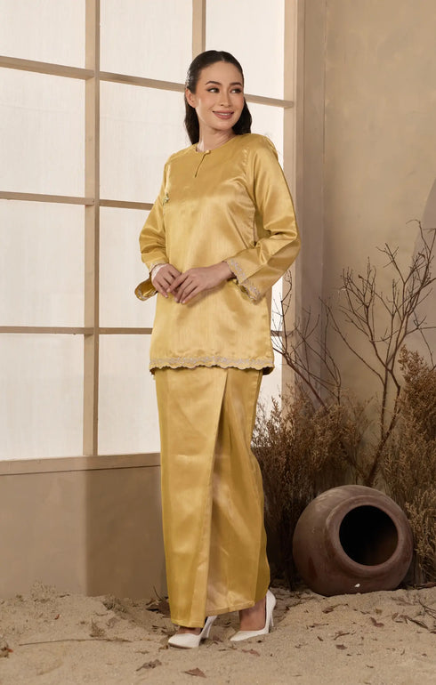 Kurung kedah mustard