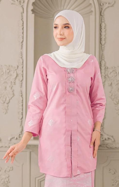 Teja Kebaya | Baby Pink Silver