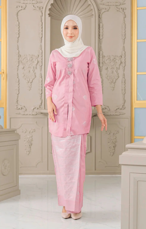 Teja Kebaya | Baby Pink Silver