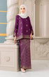 Aryana Kurung Kedah | Magenta Gold