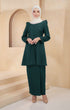 baju kurung pahang hijau