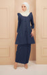 navy blue kedah cotton