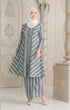 LIYANA KEBARUNG LINEN | NAVY BLUE STRIPE D3-2