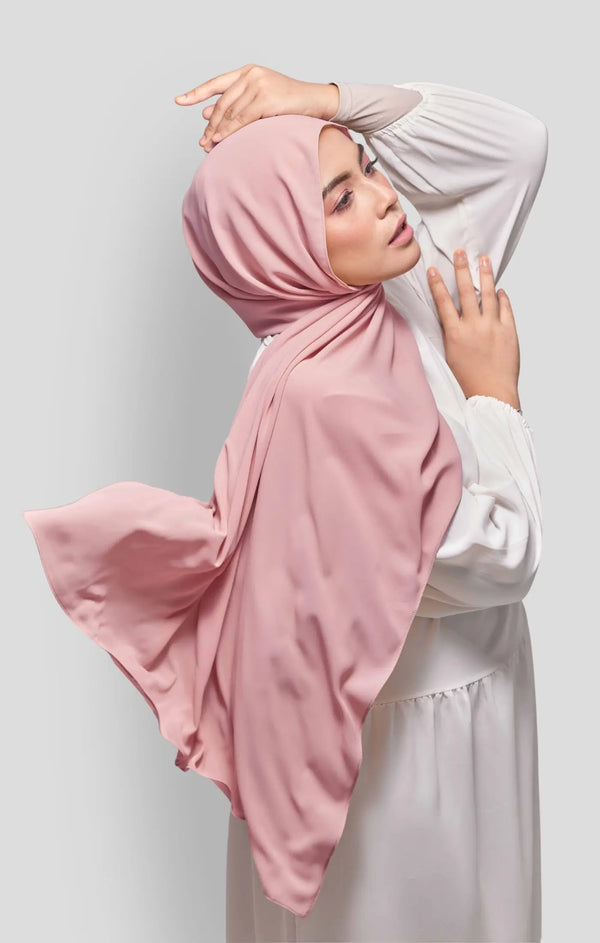 ROYAL SATIN SHAWL | ROSE GOLD
