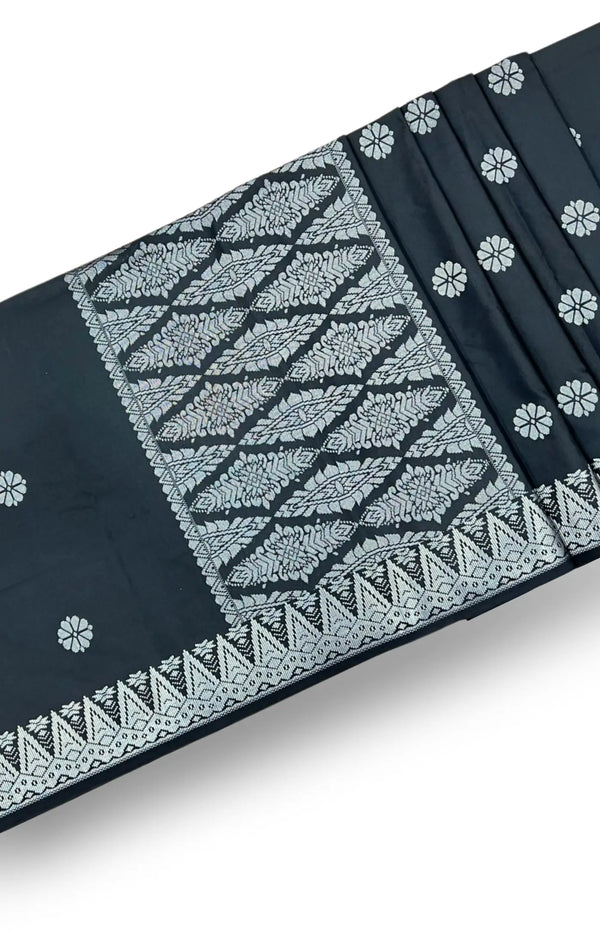 SONGKET BUNGA TABUR | BLACK SILVER