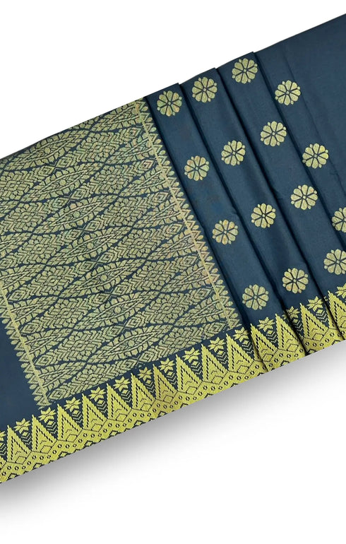 SONGKET BUNGA TABUR | EMERALD GREEN GOLD