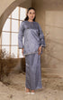Sophia Kurung Kedah grey front view