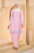 Karla Kurung Riau Sulam | Baby Pink