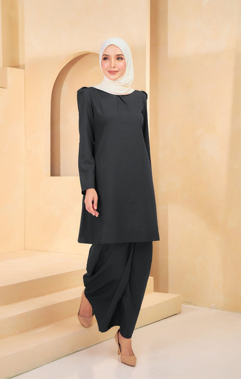 baju kurung black