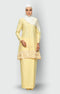 Reqa Kurung Riau Sulam | Soft Yellow