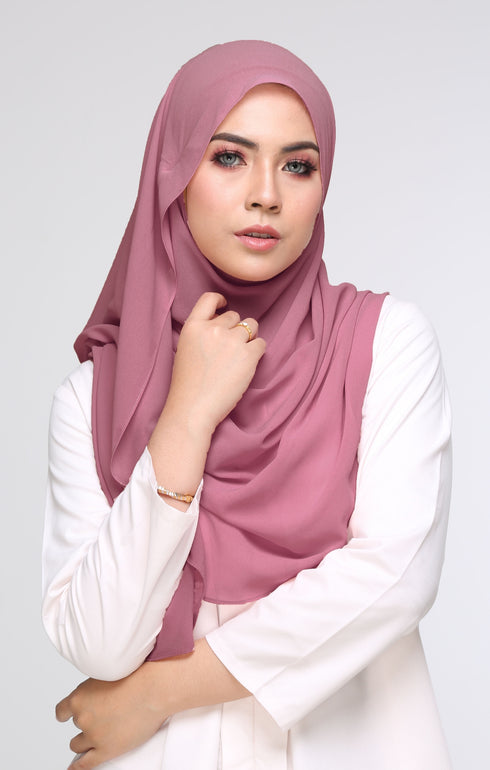 instant shawl dusty pink