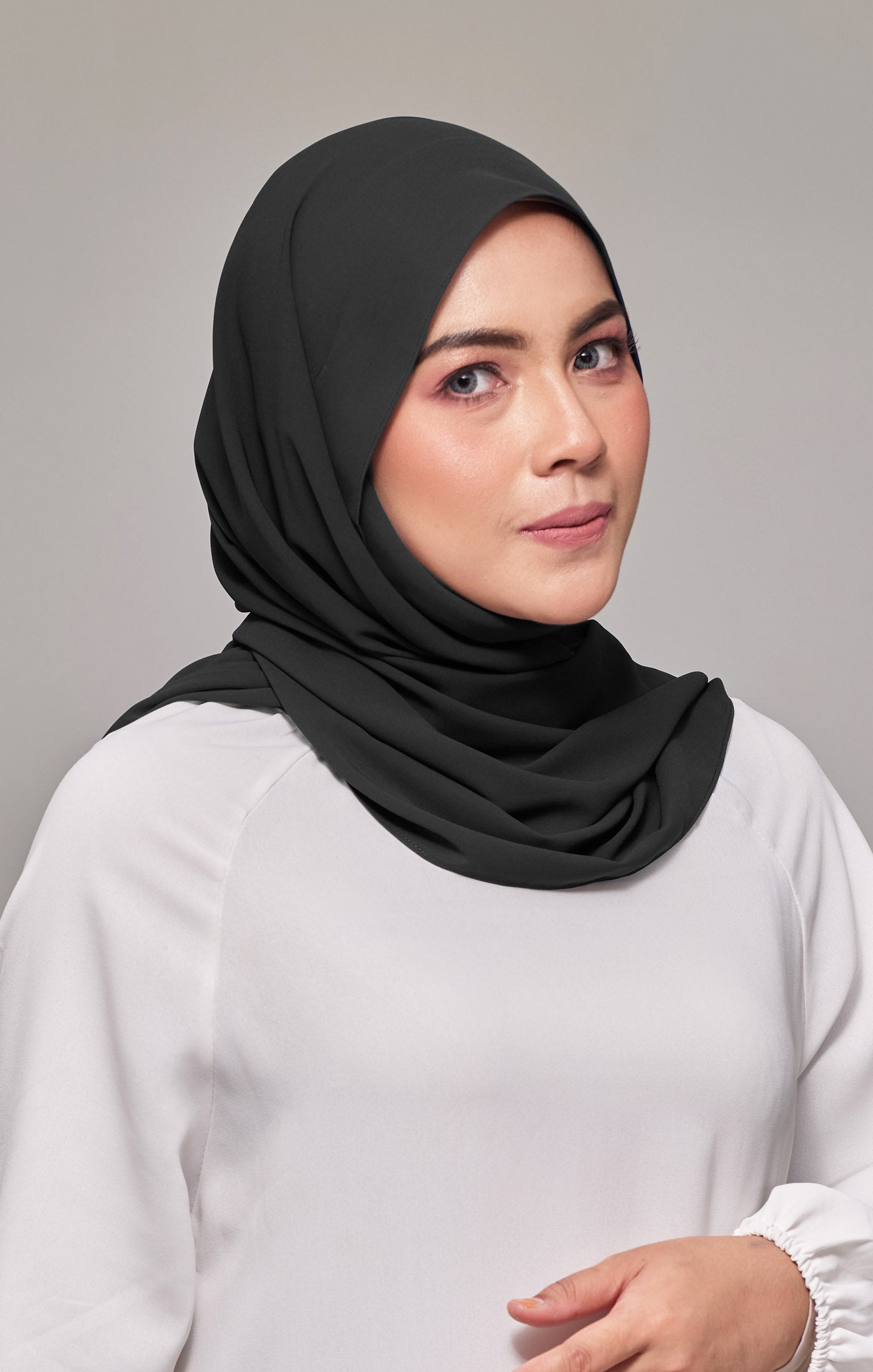 Instant shawl Seminit | Black