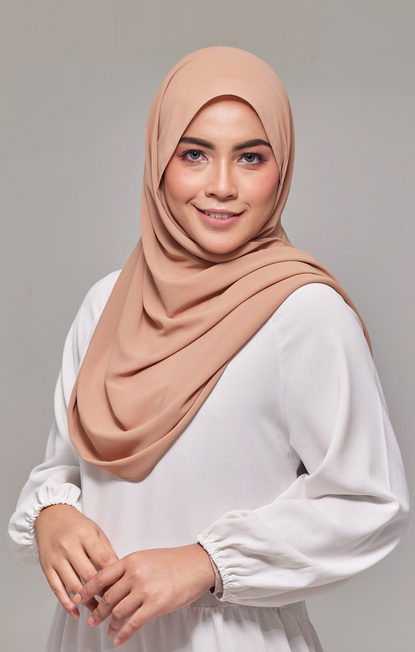 Instant Shawl Seminit | Mocha