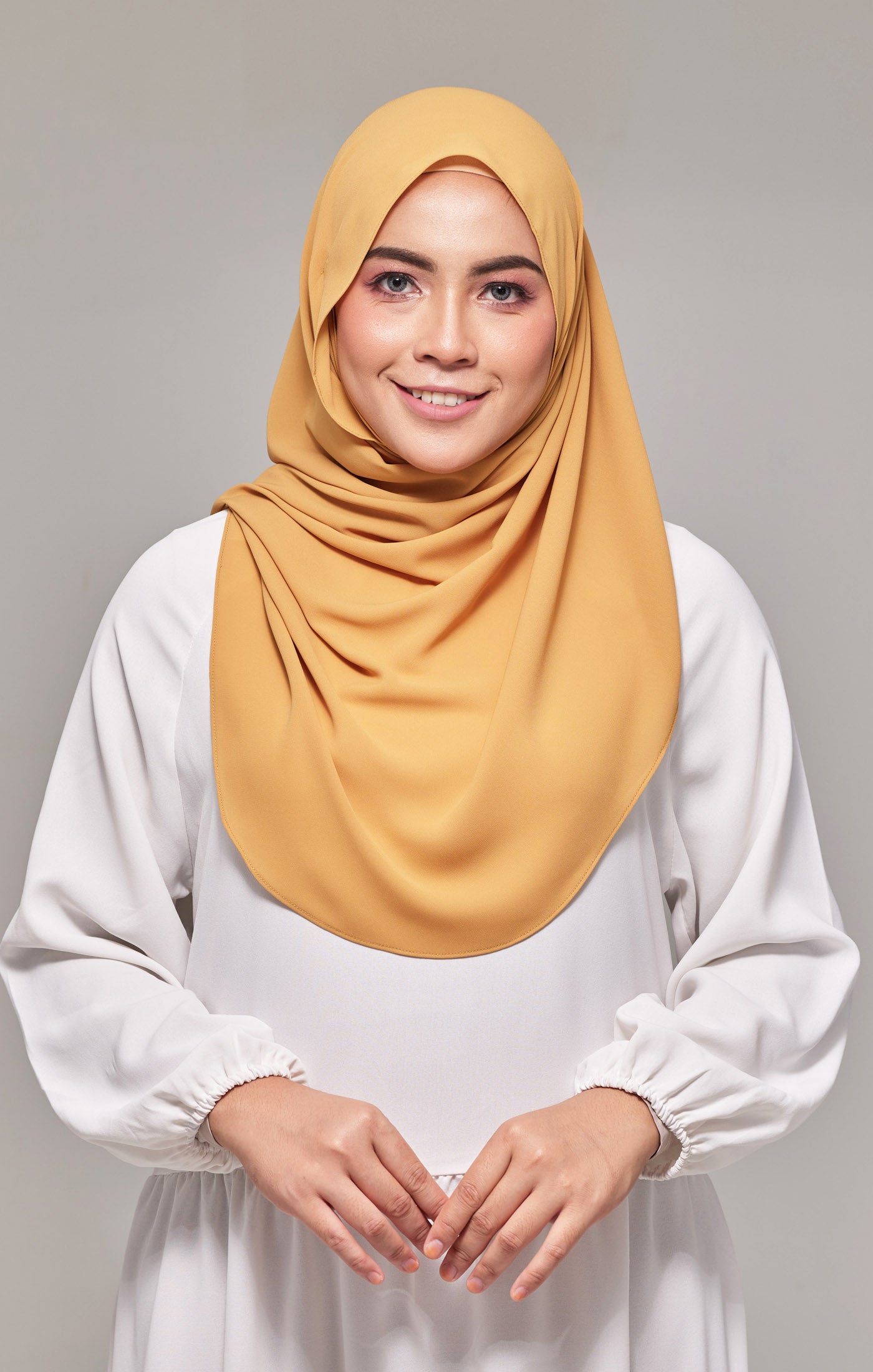 Instant Shawl Seminit | Mustard