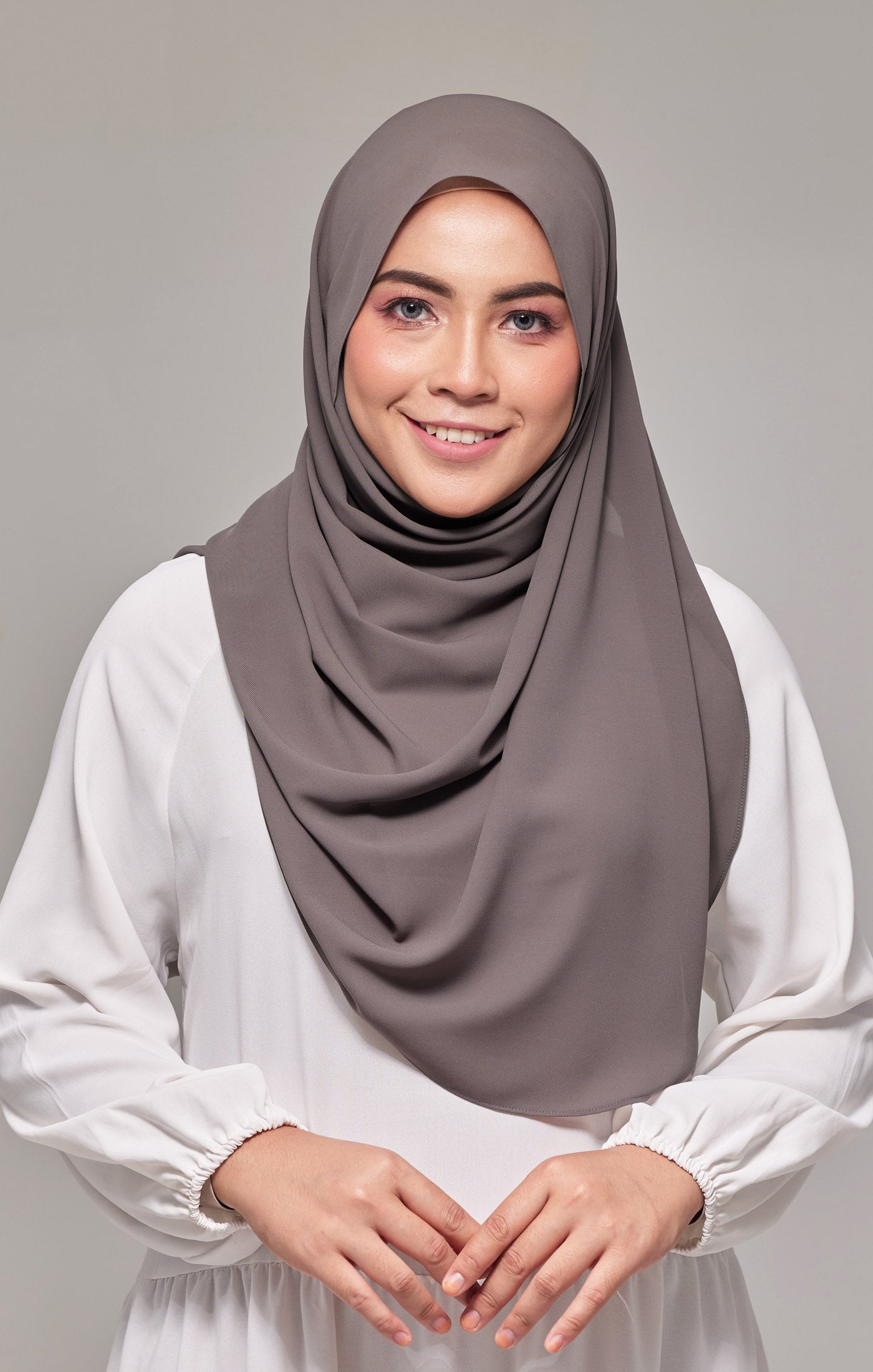 Instant Shawl Seminit | Smokey Grey