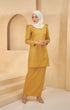 mustard baju kurung