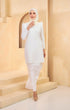 baju kurung white colour