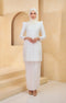 White Baju kurung