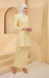 Light Yellow Baju Kurung