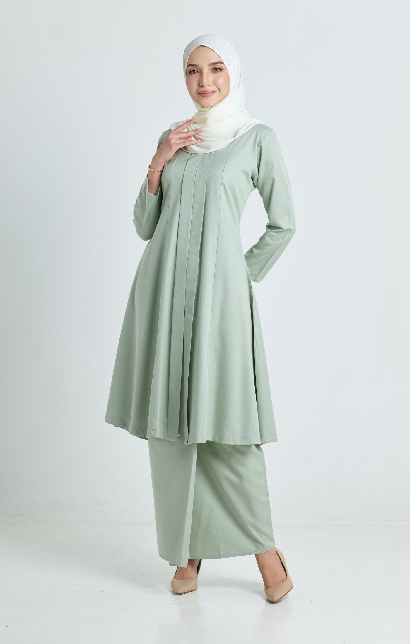 Luna Kebarung Klasik | Dusty Green