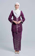 DEFECT SEROJA KEBAYA | BURGUNDY