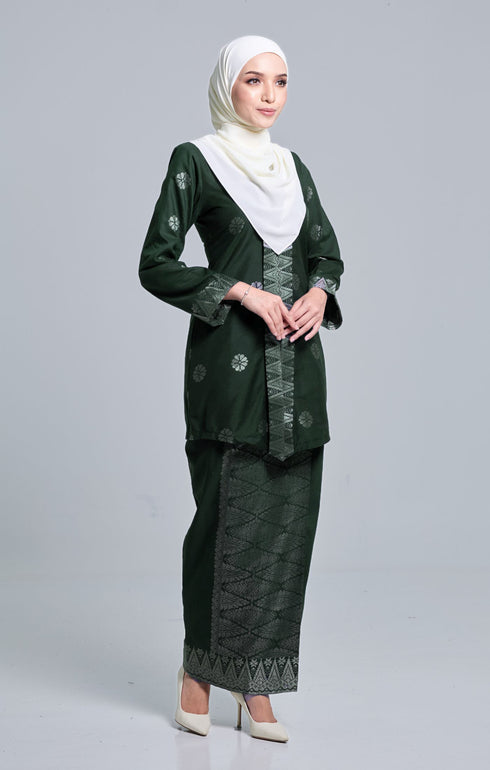 SEROJA KEBAYA | EMERALD GREEN SILVER