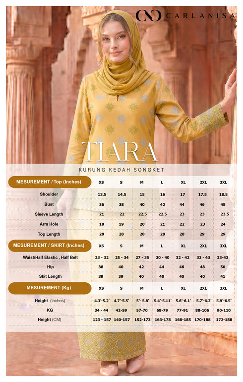 TIARA KURUNG KEDAH | BLACK