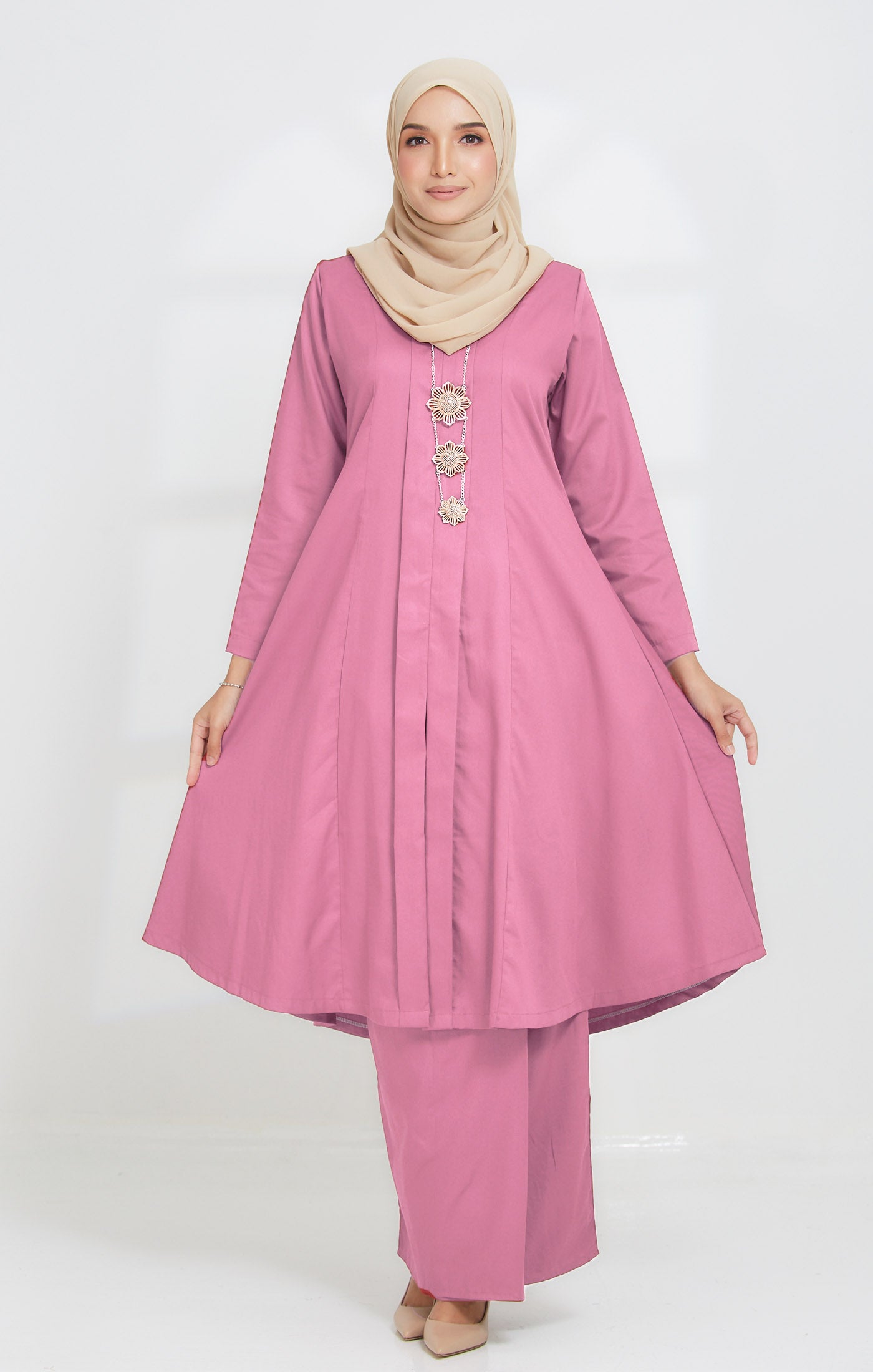 Luna Kebarung Klasik | Dusty Pink