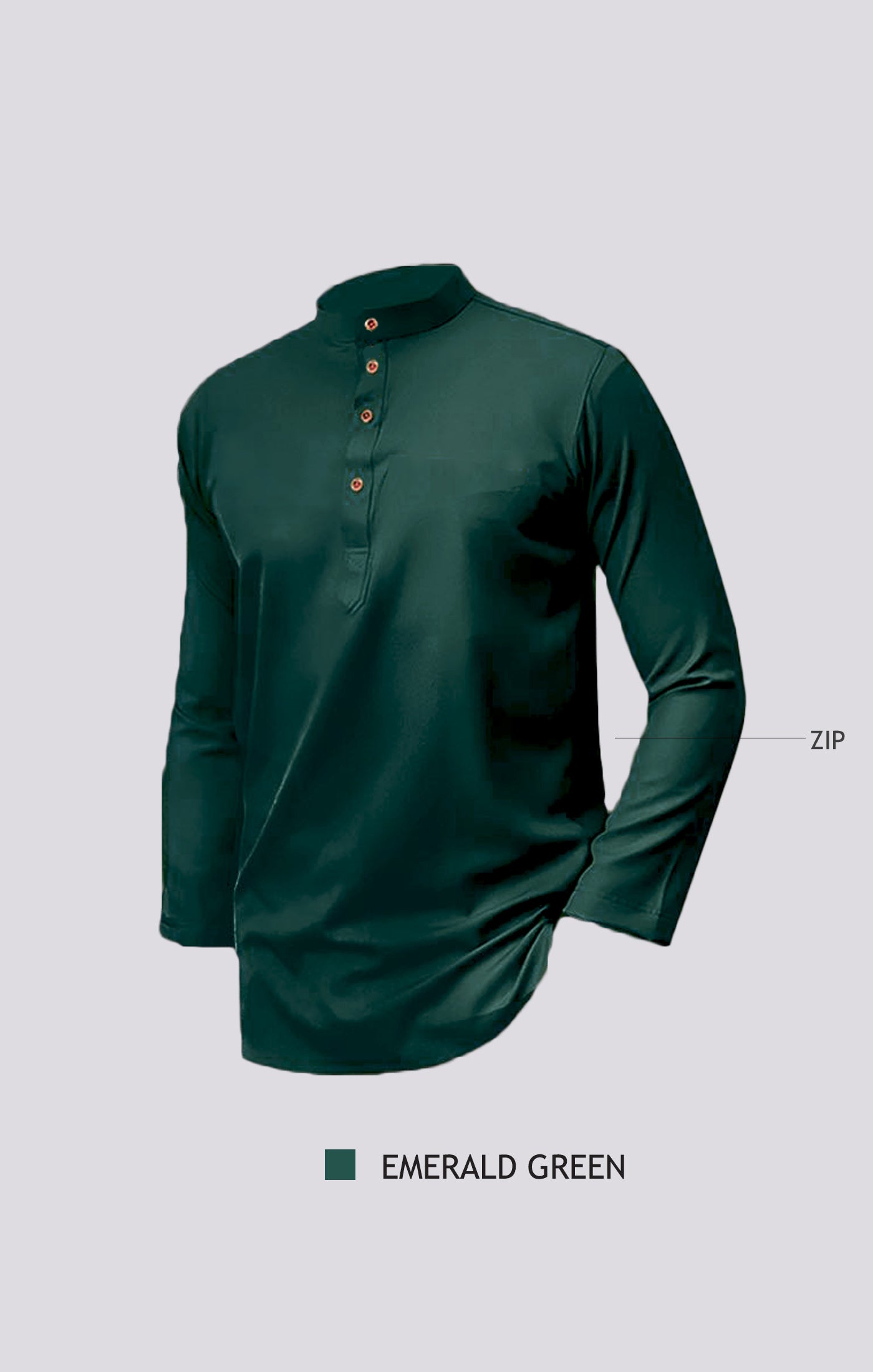 Kurta C. | Dark Emerald Green