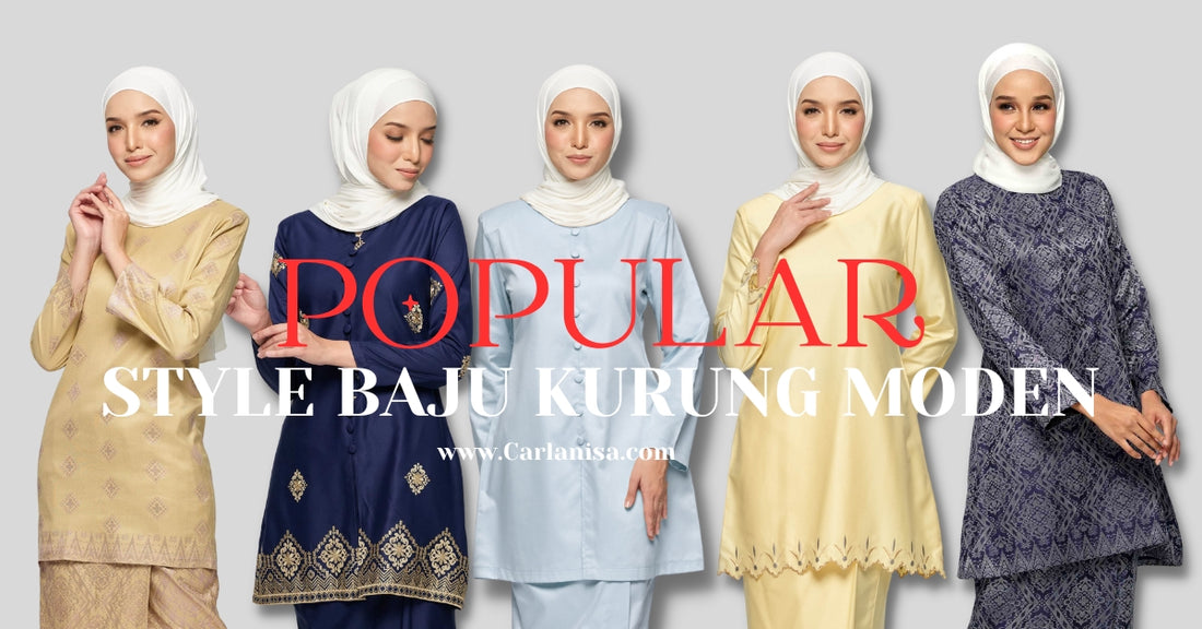 Style Baju Kurung Moden Popular in 2023