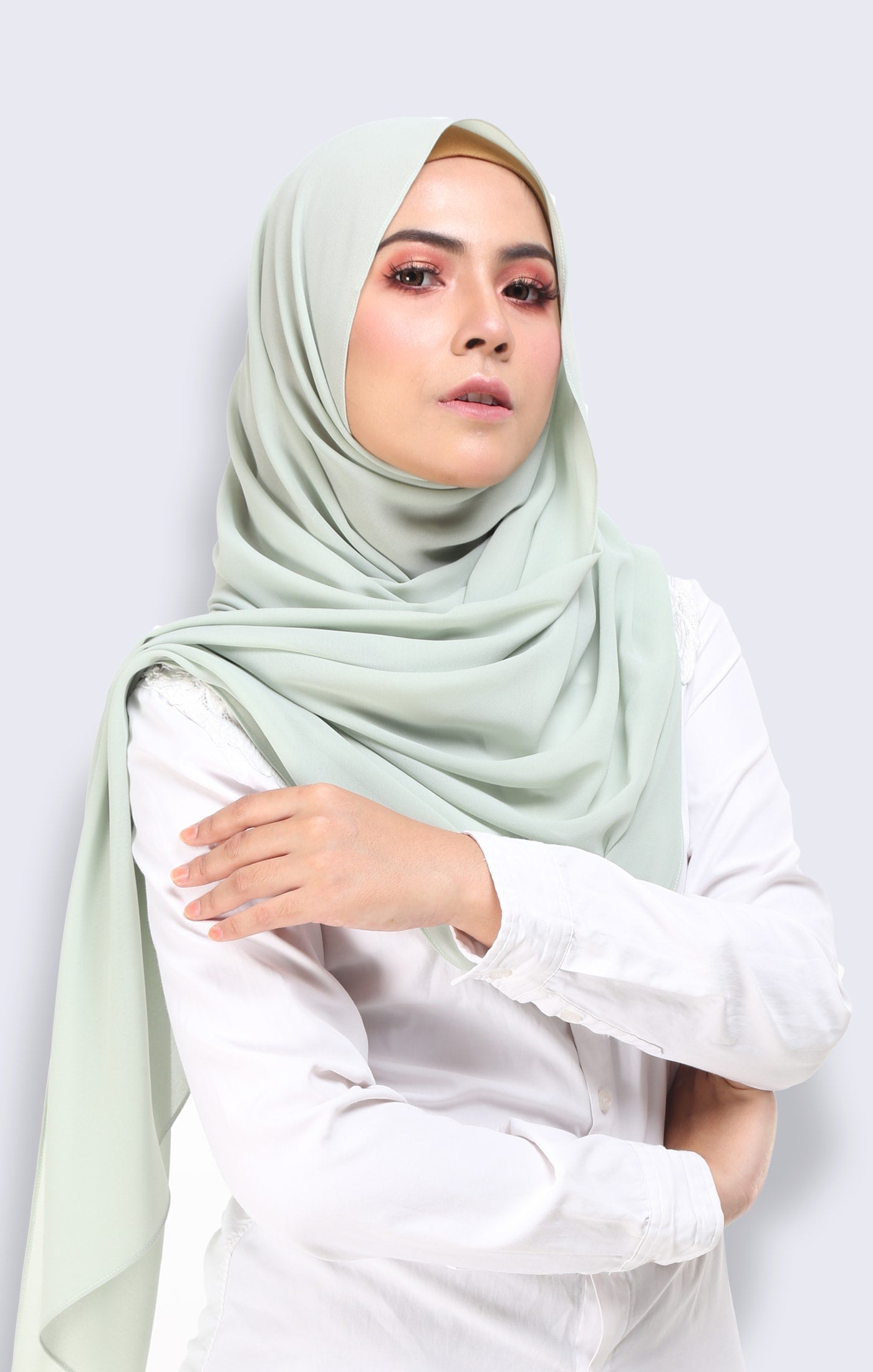 Instant Shawl Rania | Light Green